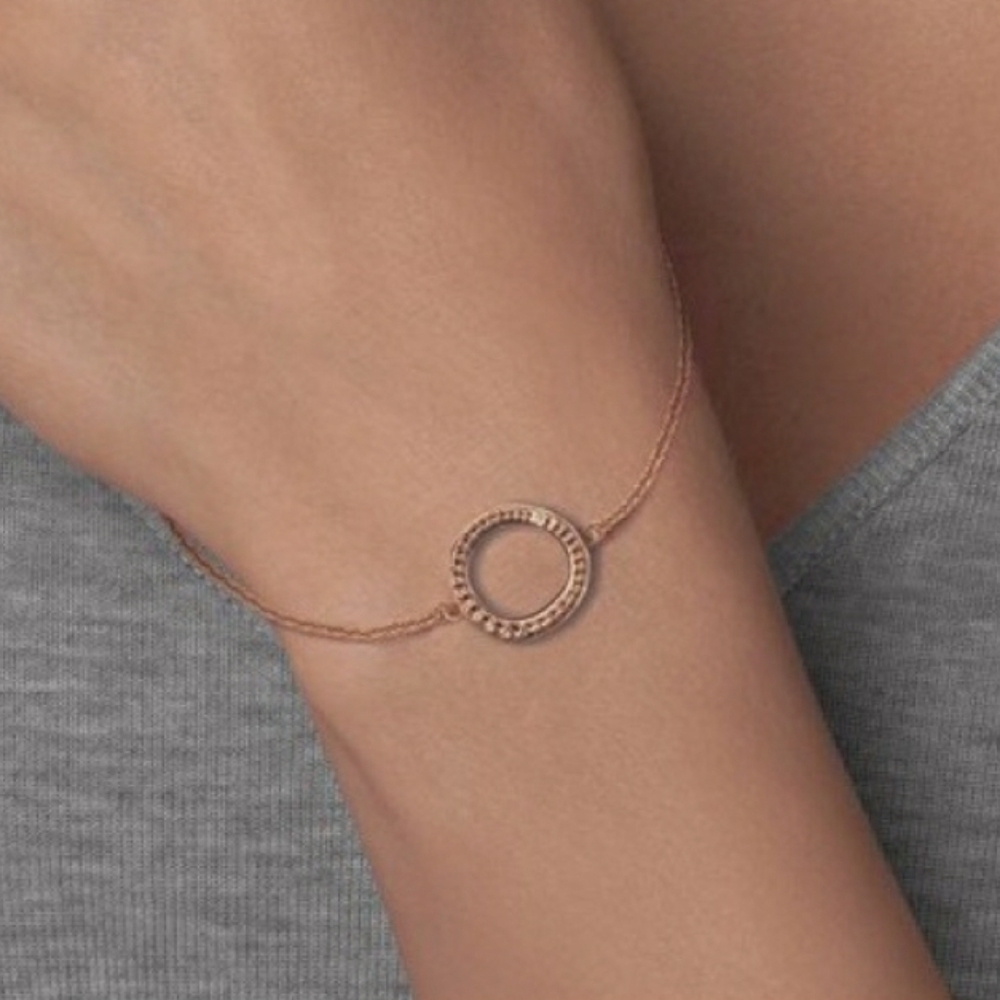 Adore by Swarovski Circle Rose Gold Bracelet - Picture 3 of 9